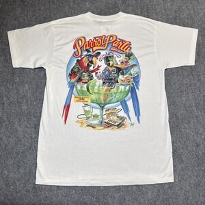 VTG‎ Caribbean Soul TShirt XL USA Parrot Party 1996 Double Sided NWT